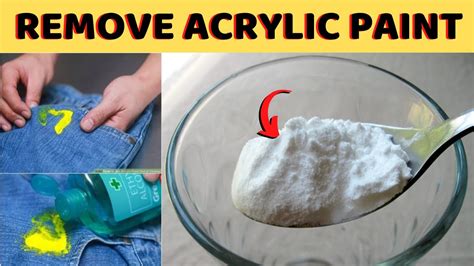 How to Remove Dry Paint from Clothes with Baking Soda: A Comprehensive Guide